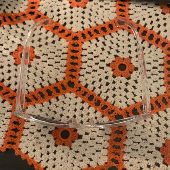 Cool blue clear y2k vintage sun glasses - Picture 2 of 3